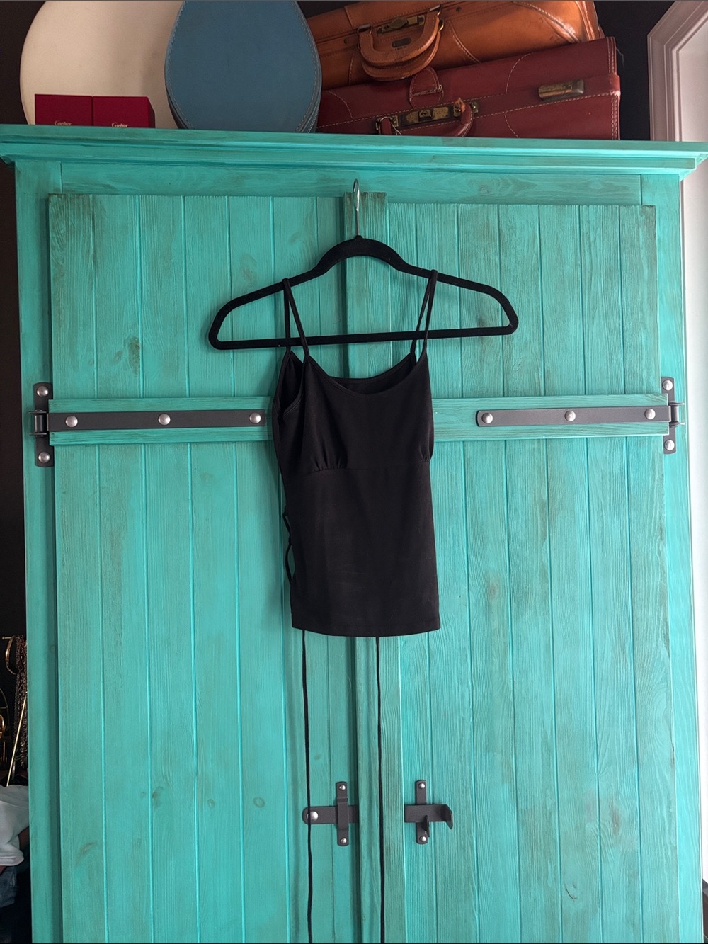 Brandy Melville Black Double-Strap Camisole